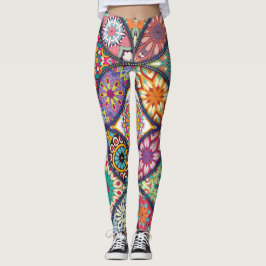 Mandala Mönster - Leggings
