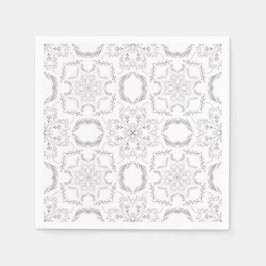 Mandala-mönster Pappersservett