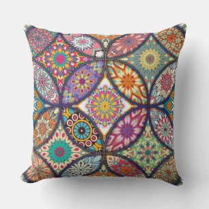 Mandala Mönster - Pillow Kudde