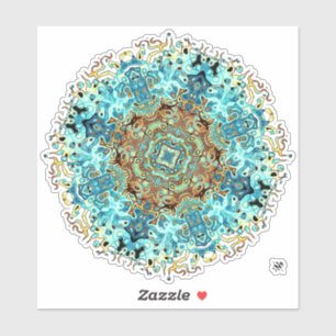 Mandala monsters 4 klistermärken