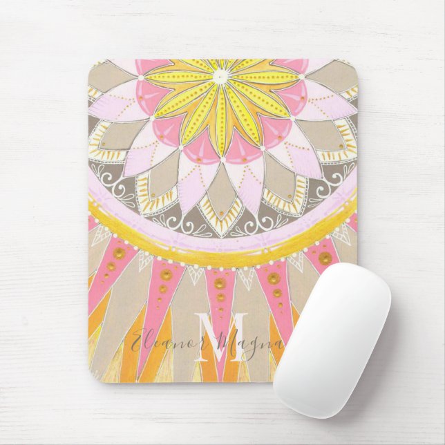 Mandala MorgSol Fashionable Mousepad Musmatta (Med mus)