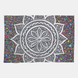 Mandala Mosaic 2025 Kökshandduk