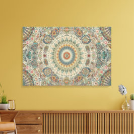 Mandala Mosaic Wall Art Canvastryck
