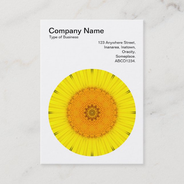 Mandala Motif 017 Visitkort (Framsida)