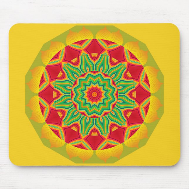 Mandala Mouse Pad Musmatta (Framsidan)