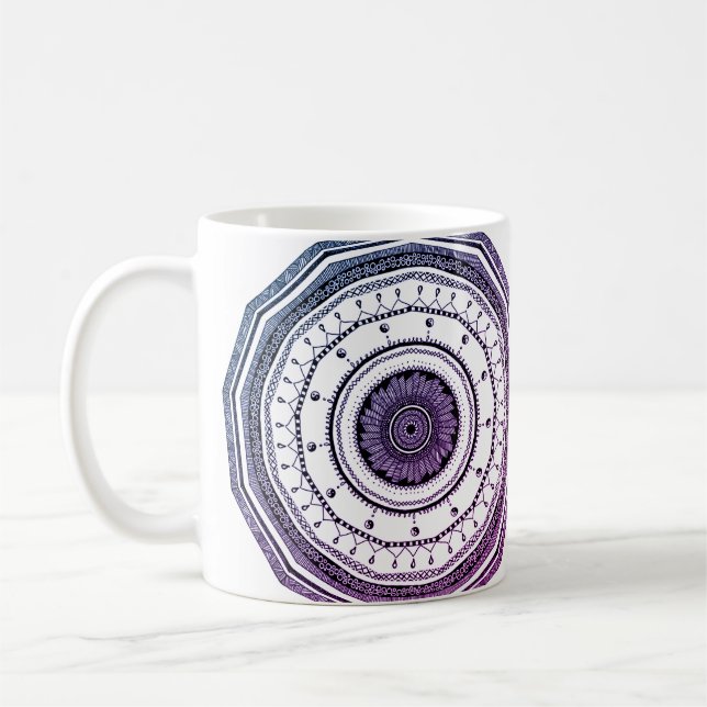 Mandala mugg (Vänster)