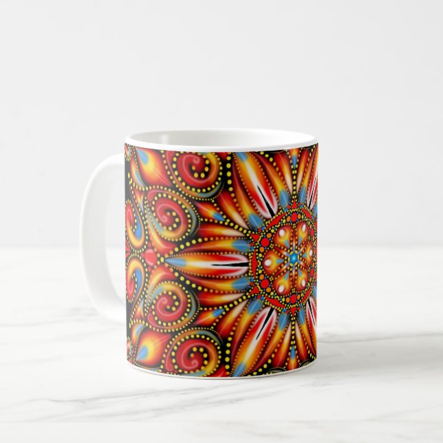Mandala mugg 1 (Framsida vänster)