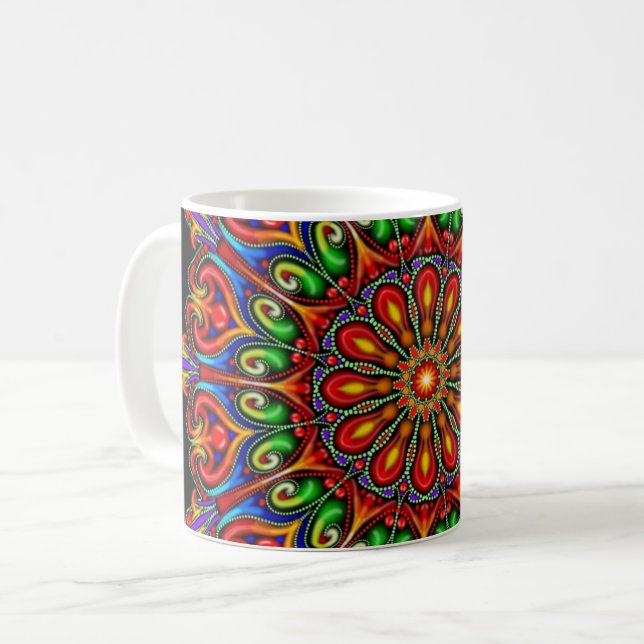 Mandala mugg 2 (Framsida vänster)