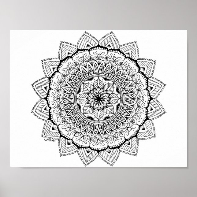 Mandala N°1 Poster (Framsidan)