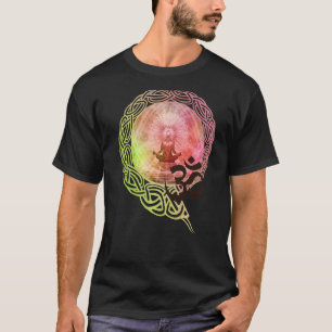 Mandala Namaste Andlig Yoga Buddha Mode Clot T Shirt