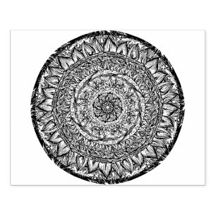 Mandala Nature Älskare Mandalas zen Stämpel