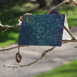 Mandala Nature Blommigt Kort