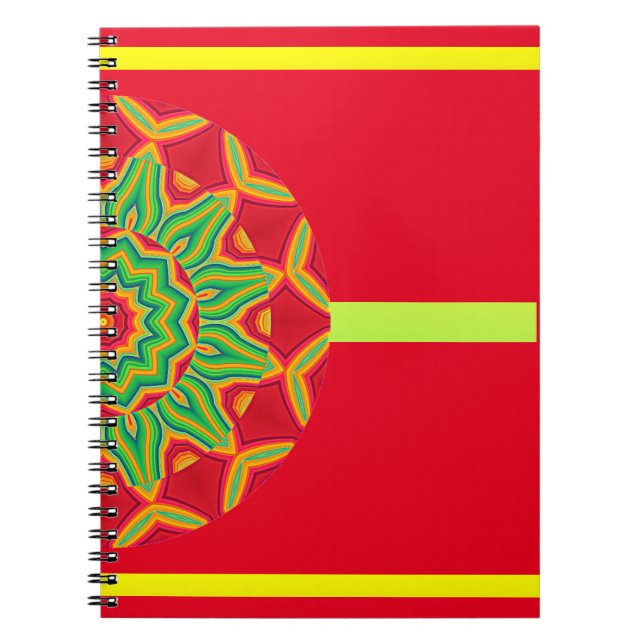Mandala Notebook Anteckningsbok (Framsidan)