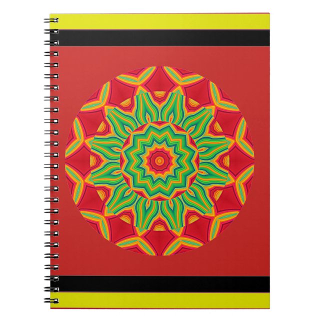 Mandala Notebook Anteckningsbok (Framsidan)