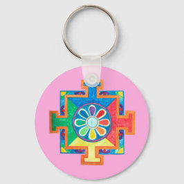 Mandala of Creation Nyckelring