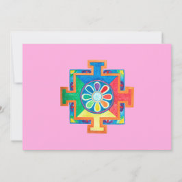 Mandala of Creation Watercolor Inbjudningar