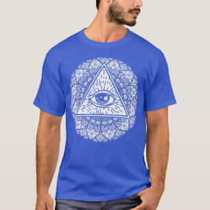 Mandala Öga från Horus Lazy Halloween Costume Scar T Shirt