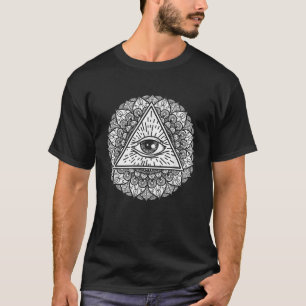 Mandala Öga från Horus Lazy Halloween Costume Scar T Shirt