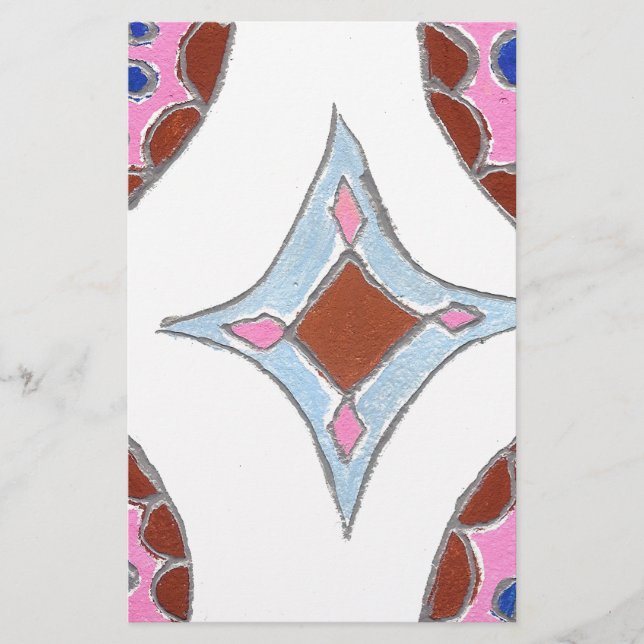 Mandala Oljemålning Art Print (Framsida)
