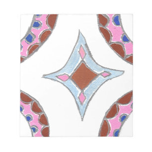 Mandala Oljemålning Art Print Anteckningsblock