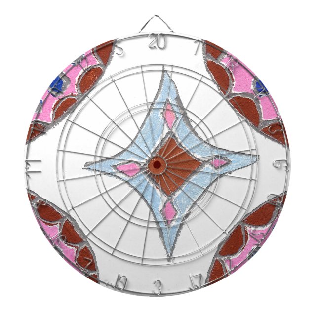 Mandala Oljemålning Art Print Darttavla (Framsidan)