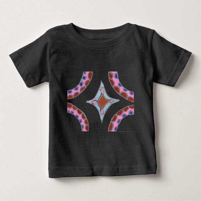 Mandala Oljemålning Art Print T Shirt (Framsida)