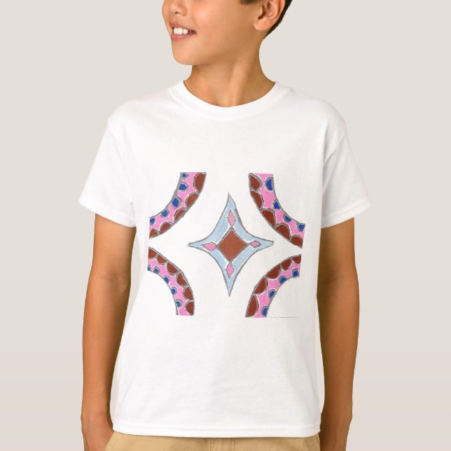 Mandala Oljemålning Art Print T Shirt (Framsida)