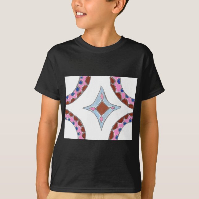 Mandala Oljemålning Art Print Tee Shirt (Framsida)