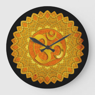 Mandala OM - Spirograph Stor Klocka