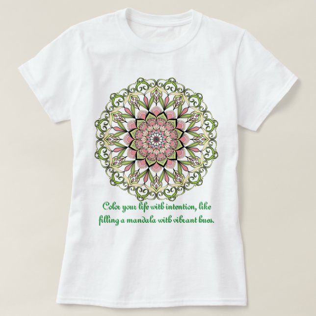 Mandala on T-Shirt (Design framsida)