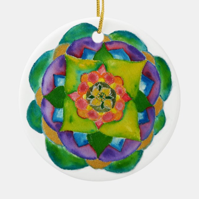 Mandala Painting Circle Ornament (Framsidan)