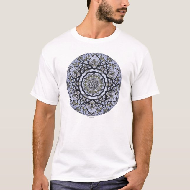 Mandala - "pannas andedräkt ", t-shirt (Framsida)