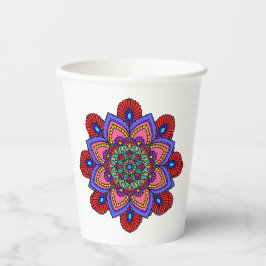 Mandala paper cup