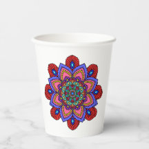 Mandala-pappersmugg
