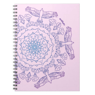 Mandala Paragliding Notebook Anteckningsbok