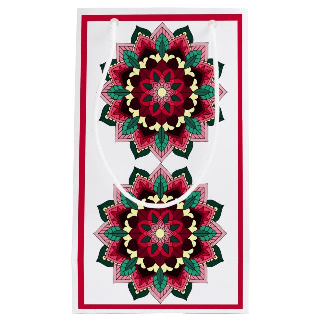 Mandala Pattern 02 in deep pink (Framsidan)
