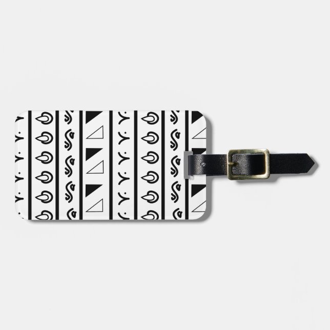 Mandala PatternDesign Bagagebricka (Horisontell Framsida)