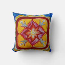 Mandala Peace Throw Cushion 41 x 41 cm