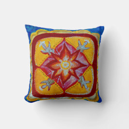 Mandala Peace Throw Cushion 41 x 41 cm Kudde