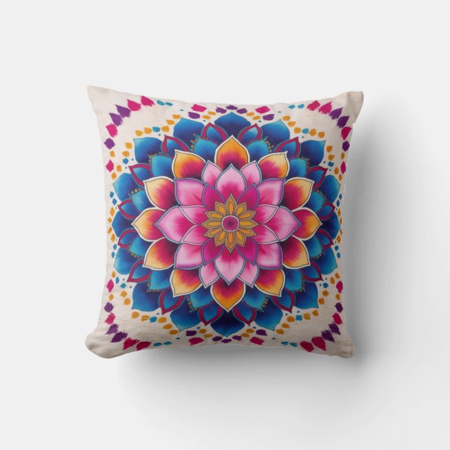 Mandala Persian Matta Pillows: Elegant Accents Kudde (Framsida)