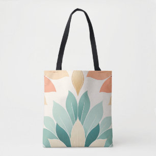 Mandala Petals Tote Tygkasse