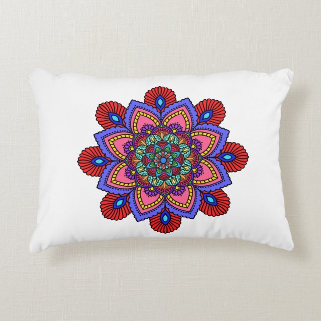  Mandala pillow Prydnadskudde (Framsidan)