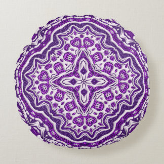 Mandala Pillow Rund Kudde