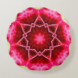 Mandala Pillow Rund Kudde