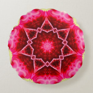 Mandala Pillow Rund Kudde
