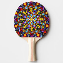Mandala Ping Pong Paddle Pingisracket