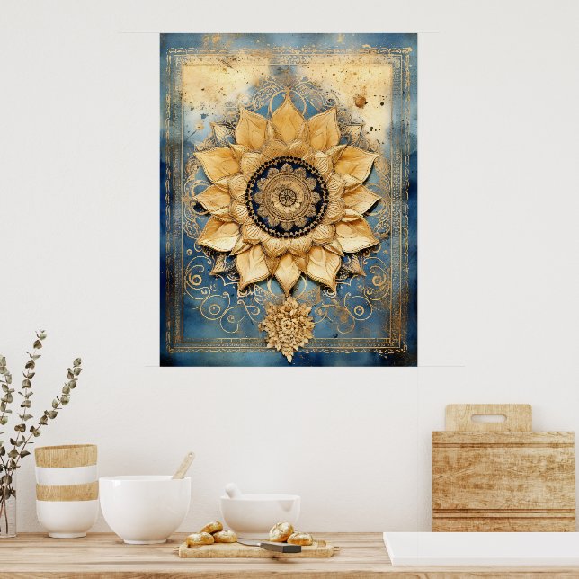 Mandala Poster (Kök)