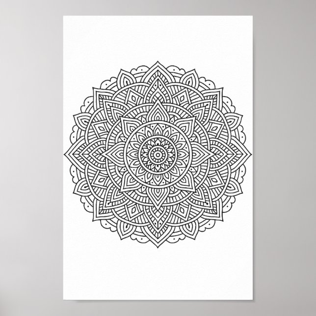Mandala poster (Framsidan)