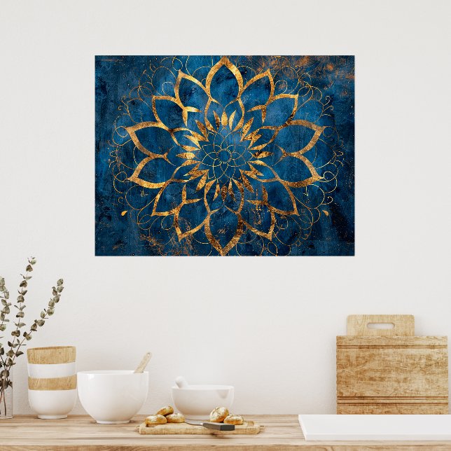 Mandala Poster (Kök)