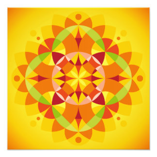 Mandala Prana Fototryck